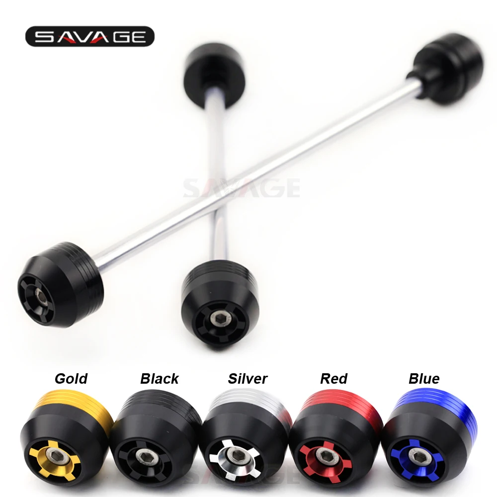 Front Rear Axle Fork Wheel Protector Sliders Falling Protection (57)