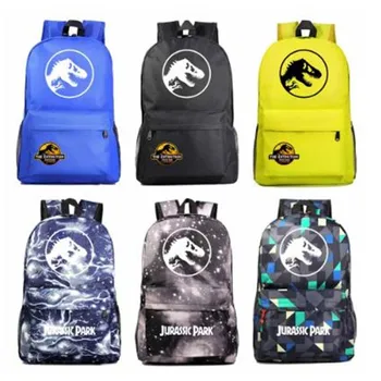 

Fashion Adventure Dinosaur Jurassic Park World Boy Girl Book School bag Women Bagpack Teenagers Schoolbags Men Student Backpack