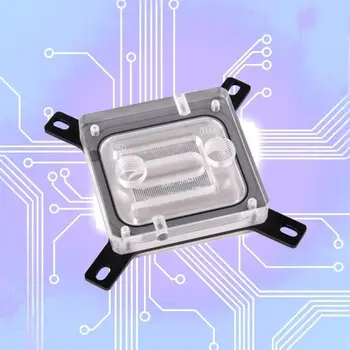 

SC-C26 Transparent Acrylic Computer CPU Cooler Water Cooling Block for Intel LGA Support Intel LGA 775/1366/1150/1151