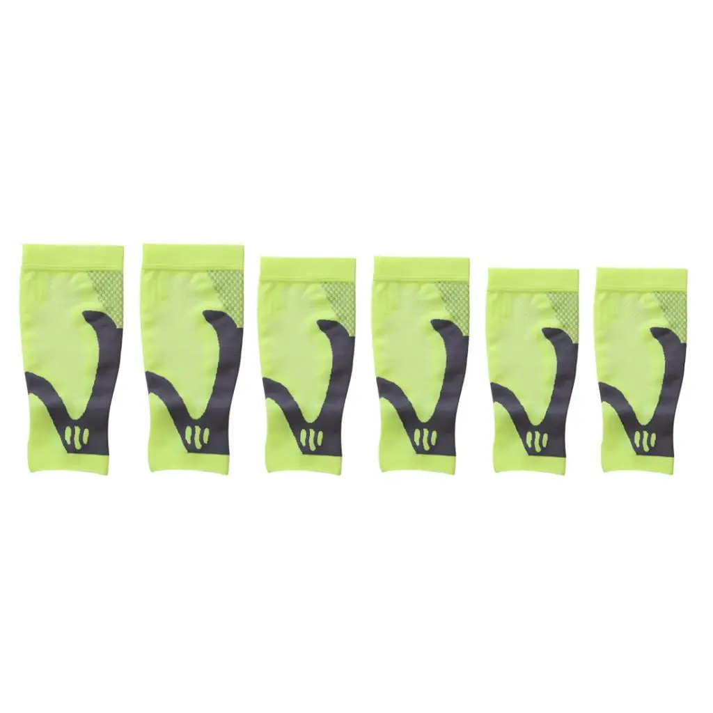 

1 Pair of Calf Compression Sleeve - Strong Calf Support Sports Running Recovery Shin Splints Compression Socks - Neon Green