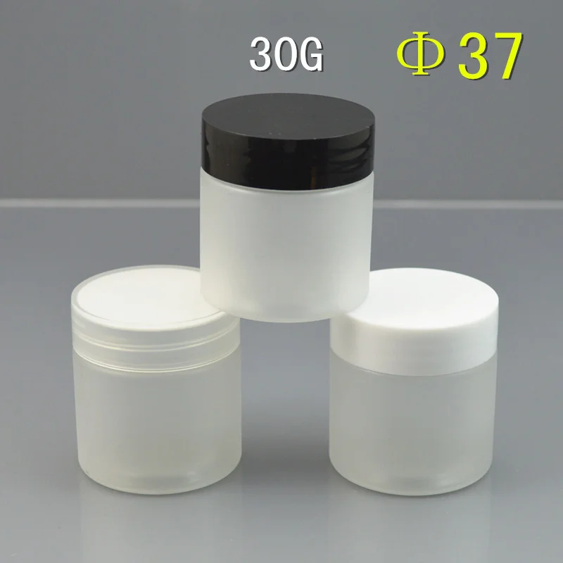 

50pcs/lot 30g Frosted Plastic Cream Jar,1oz Empty Cosmetic Container,Facial Mask Cream Bottle,30ml Eyes Cream Packing