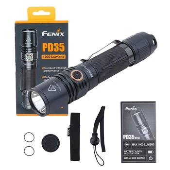 

Fenix PD35 V2.0 Cree XP-L HI V3 LED 1000 Lumens 18650 Tactical Flashlight Torch