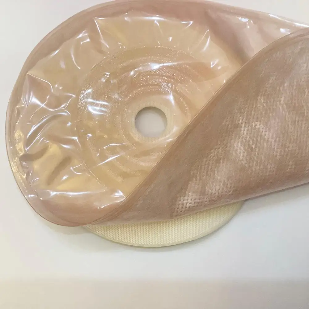Newl~20pcs~One-piece Drainable Colostomy Bag with Steel Wire Closure,Portable&Odor-free Opaque Stoma Care Bags,Cut size 15-65mm
