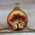 Tree Of Life Glass Cabochon Statement Pendant Necklace 8