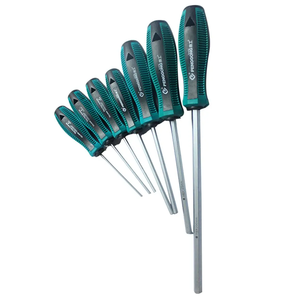 8PCS/SET Allen Hex Durable Use Screwdrivers Dual Purpose Screwdriver