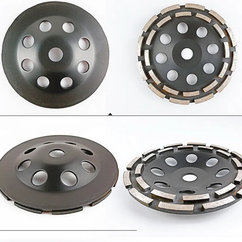 

Diamond Grinding Cup Wheel Double Row Grinding Wheel Angle Grinder Tool Concrete Wall Floor Polishing Sheet Cement Stone