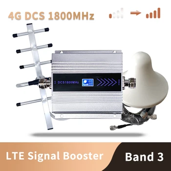 

3G 4G LTE DCS 1800mhz Moblie Phone Booster GSM 1800 Signal Repeater Cellular Cell Phone Amplifier Network 65dB Gain LCD Display