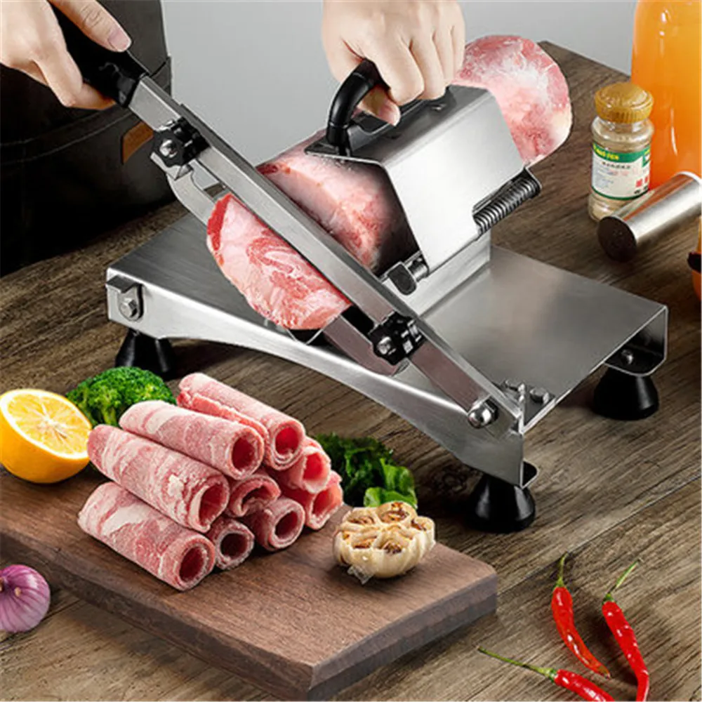 Lamb Roll Slicer Hot Pot Fried Beef Meat Slicer Manual Machine Meat