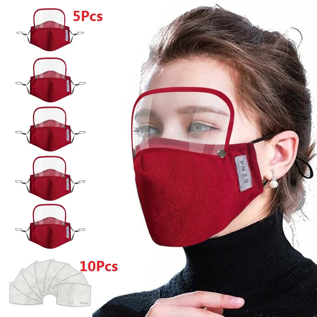 Унисекс маска для рта защита глаз Пыленепроницаемая противотуманная лица от