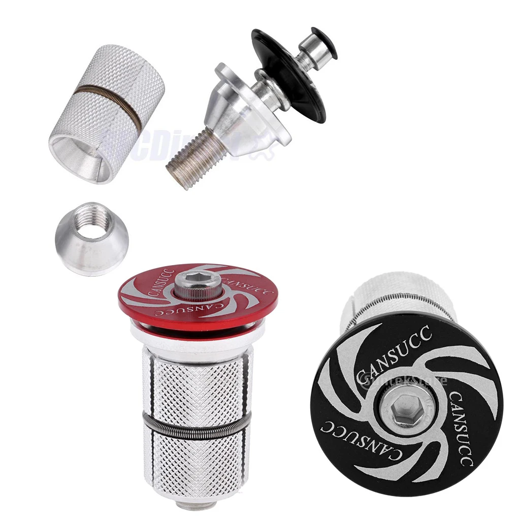 Road Bike Headset Stem Expander Plug Screw Metal Headset Stem 