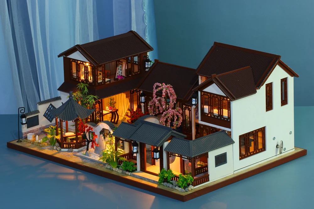 Jiangnan Water Town DIY 3D Miniature House