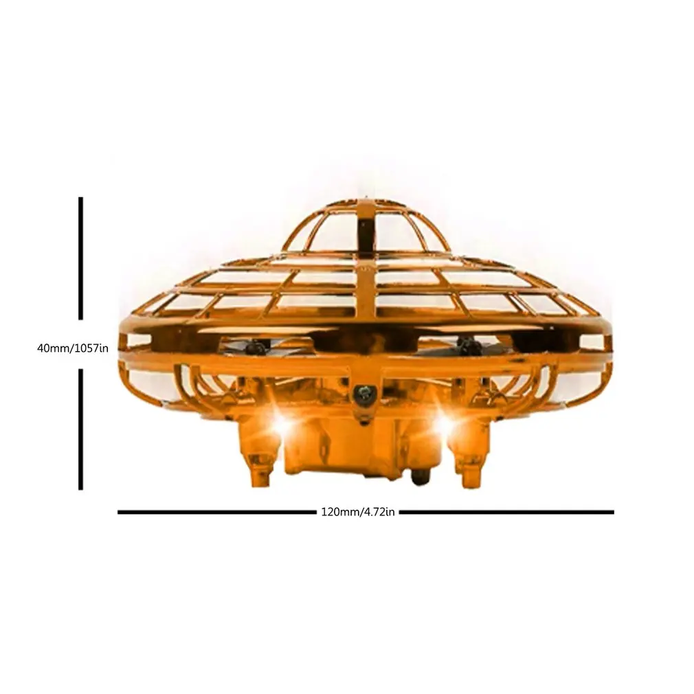 Mini Flying Helicopter Ufo Rc Drone Hand Sensing Aircraft Electronic Model Quadcopter Flayaball Toys Small Drohne For Children