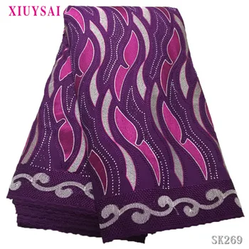 

Purple Swiss Voile Cotton Lace Fabric 2020 African Swiss Voile Lace In Switzerland High Quality Swiss Dry Laces For Party K269