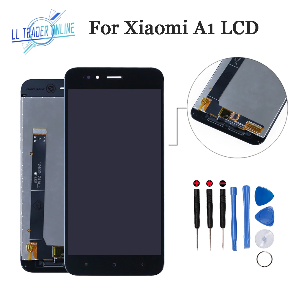 100% Протестировано для Xiaomi Mi 5X ЖК-экран стекло дисплея A1 Сенсорная панель запасная