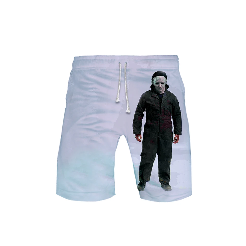 Шорты для Хэллоуина, пляжные шорты с 3D принтом, мужские шорты в уличном стиле, летняя одежда, мужские джоггеры kpop, лидер продаж, Повседневная Уличная одежда