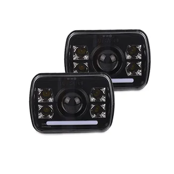 

2019 newest 5x7 inch 7'' Square headlight 60W Hi/Lo Beam for 1986-1995 for Jeep Wrangler YJ and 1984-2001 Jeep Cherokee XJ