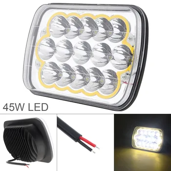 

1pcs Universal 5 x 7 Inch LED Offroad Work Light 45W 8000LM 6000K Waterproof Work Lamp for Car Suv Boat Jeep 4Wd Truck 12V-24V