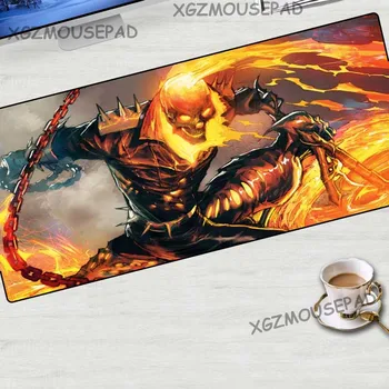 

XGZ Large Mouse Pad Black Exquisite Lock Edge Demon Comic PC Laptop Desk Mat Rubber Non-slip Custom Personalized Carpet Coasters