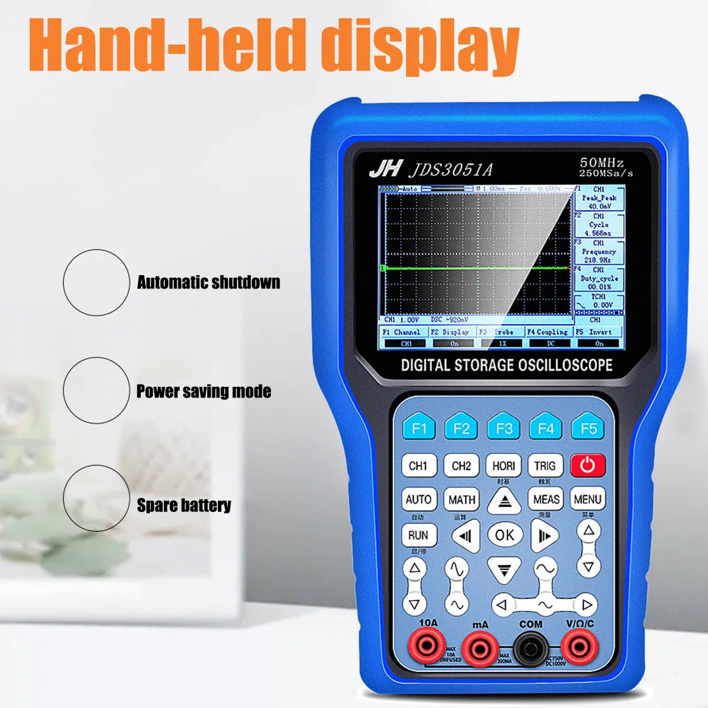 

Handheld Oscilloscope Multimeter Signal Generator Waterproof Digital Oscilloscope CLH@8