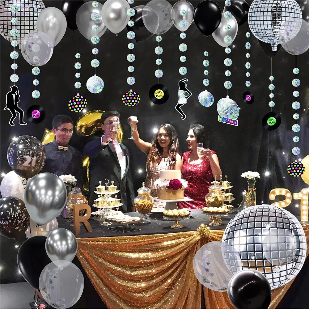 Decoración dos Anos 60, 70 e 80: Como Criar uma Festa Autêntica com as  Guirlandas de Discos Retro, image size:1000x1000