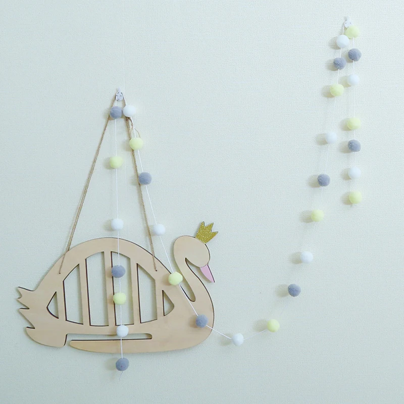 Декор для дома Скандинавская детская палатка облако фетр капля дождя Подвеска