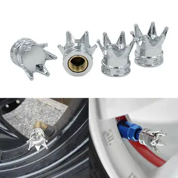 

Universal Wheel Tire Valve Caps Car Motorcycle Bicycle Air Cover Auto Airtight Stems Cover For BMW VW Audi Nissan Crown Styling