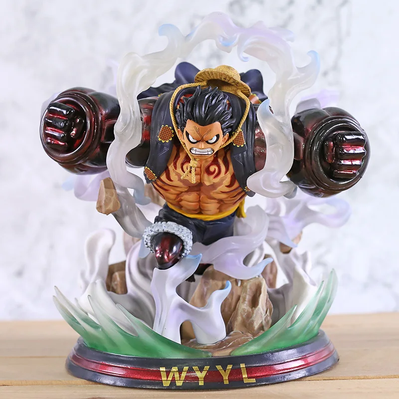 

Anime One Piece Monkey D Luffy Gear Fourth GK Statue PVC Figure Collectible Model Toy Brinquedos