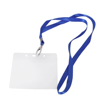 

2 pieces water resistant lanyard with badge holder card holder card wallet