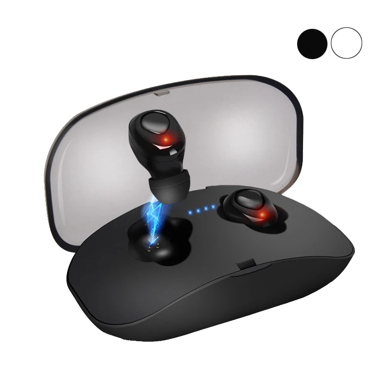 TWS With Charging Box Wireless Headphones 5 0 X18 Cordless HIFI Headphone Sports Earphone Phones With Microphone