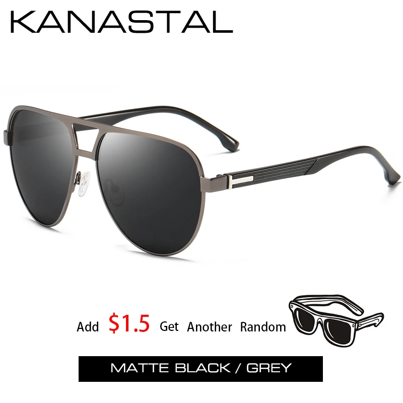 Мужские авиационные солнцезащитные очки, поляризационные, для мужчин, Ретро стиль, для вождения, солнцезащитные очки для мужчин, для вождения, зеркальные оттенки, oculos, мужские очки, UV400 - Цвет линз: GunGrey2