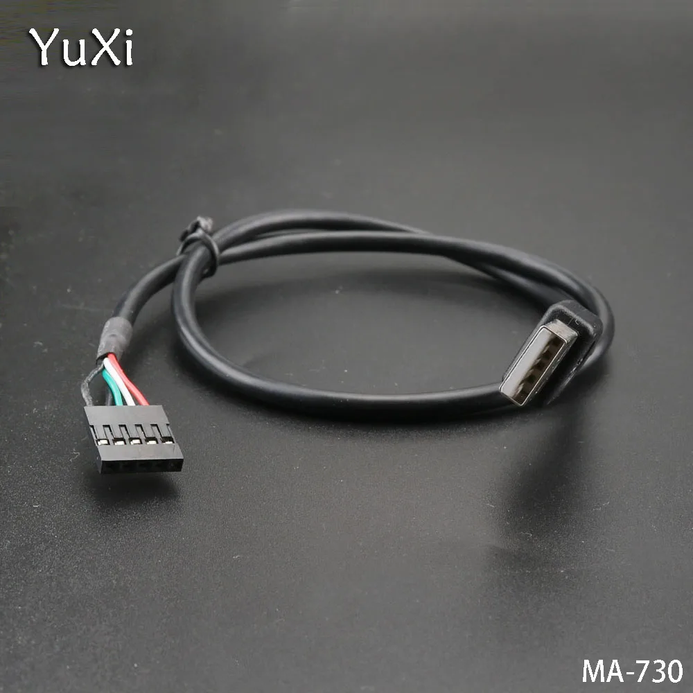 YuXi 1 шт./лот 50 см 5-контактная основная плата DuPont 2 54 к USB-кабелю для передачи данных