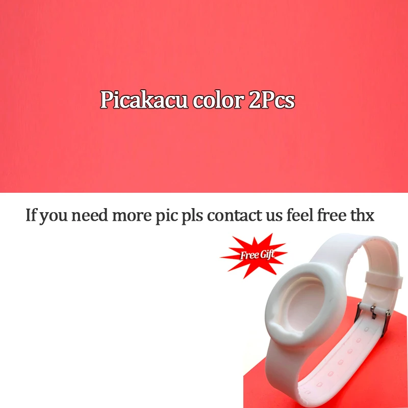 Picakacu 2PCS Автоматическая ловля для kingd Pokemon Go Plus Bluetooth браслет устройство с перезаряжаемой батареей для Pokemongo plus+ подарок - Цвет: Picakacu 2PCS