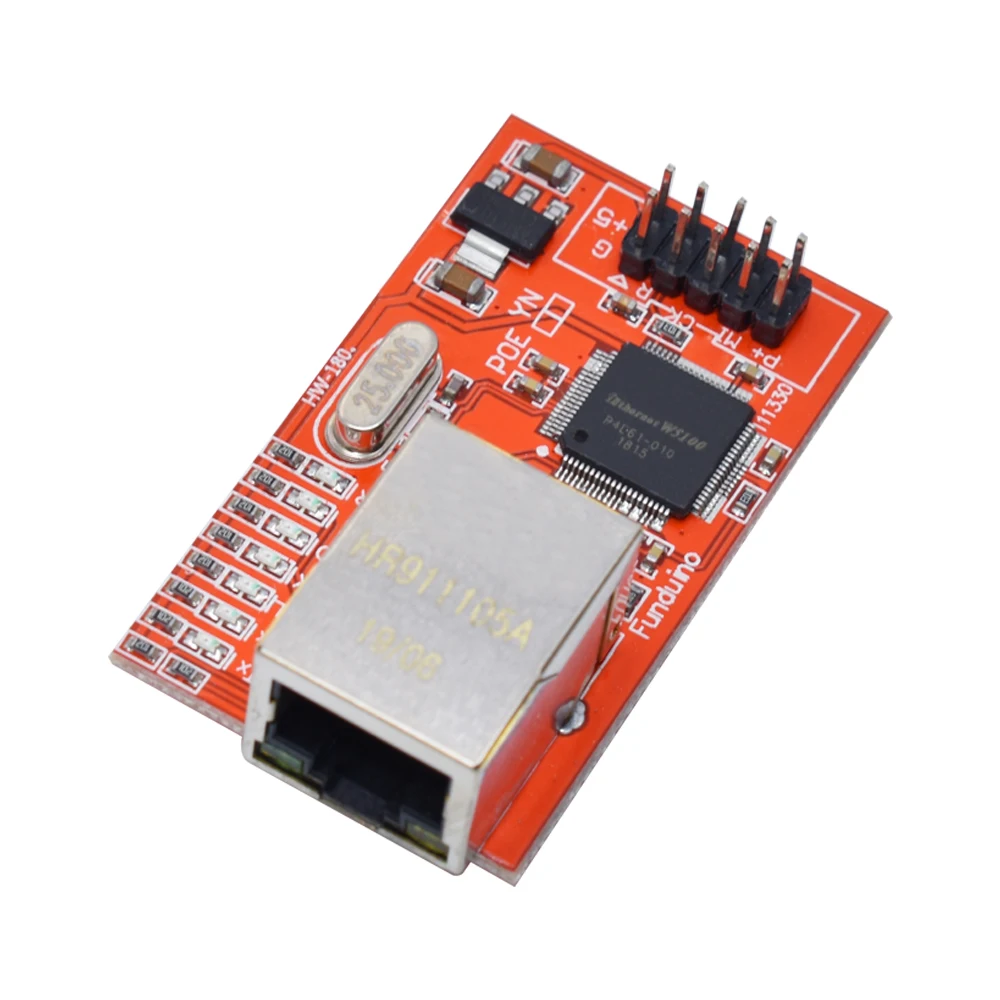 Mini Modulo W5100 LAN Ethernet Shield Network Board Rete Arduino PIC IoT 3,3V 