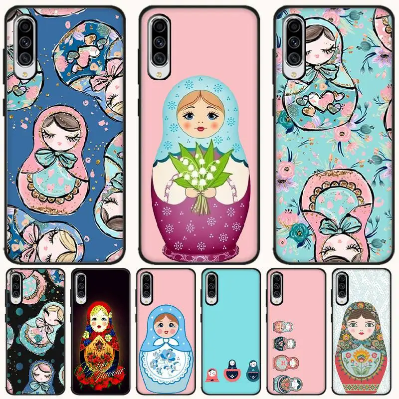 ByLoving Cute Russian Dolls Matryoshka Phone Case For Samsung A10 20 30 40 50 70 10S 20S 2 Core C8 A30S A50S | Мобильные телефоны и
