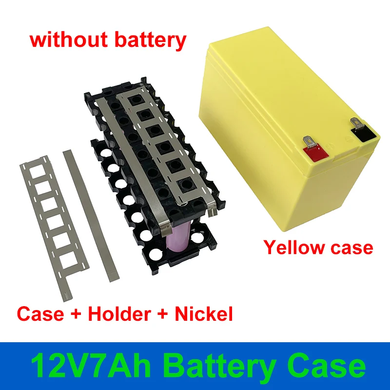 Kit Support Batterie 18650 – 12V 3S 7P – Boîtier DIY Pour Powerwall Avec Bande Nickel Et BMS (Piles Non Incluses)