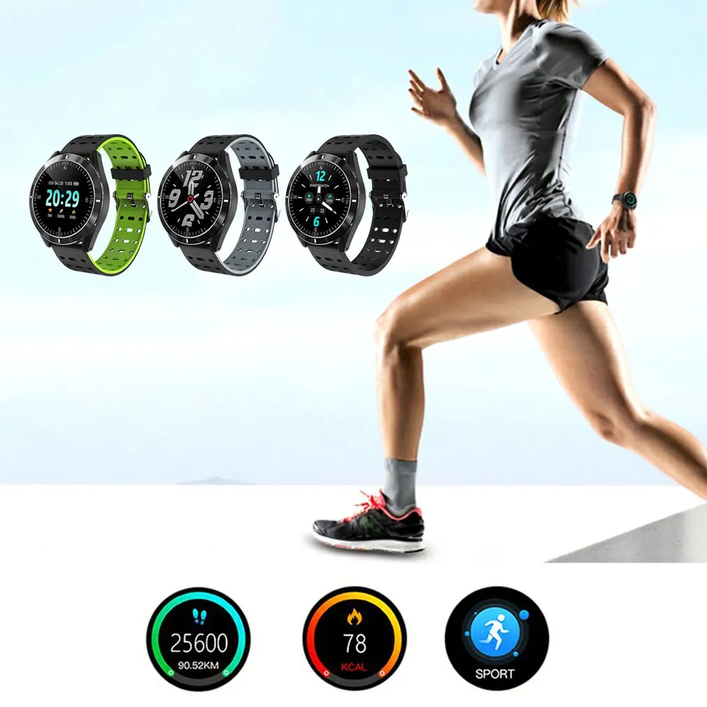 Round Full Screen Touch Circular Screen Sports Reminder Smart Watch Fashion Bracelet Smart Bracelet Color Screen