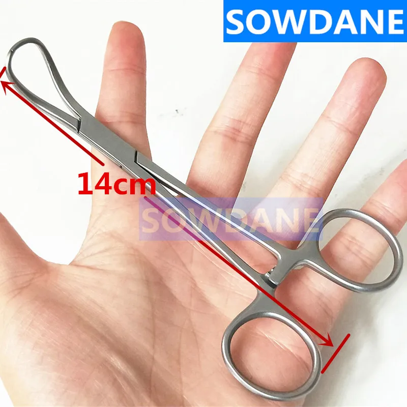 Стоматологическая ткань Полотенце Forcep платок инструмент Инструмент Уход за полостью рта ИНСТРУМЕНТ для отбеливания зубов - Цвет: 6 pieces 14cm