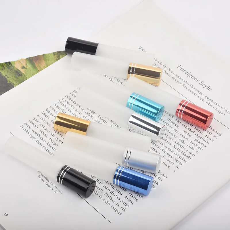 

20pcs/lot 5ml 10ml Portable Empty Cosmetic Case Travel Spray Bottle Perfume For Gift Sample Mini Bottle Parfum Makeup Containrs