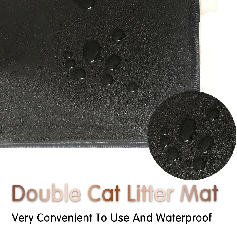 Honeycomb кошачий коврик для туалета, водонепроницаемый, легко чистится, подстилка для туалета, двухслойный EVA складной супер светильник, переносные товары для кошек для домашних животных