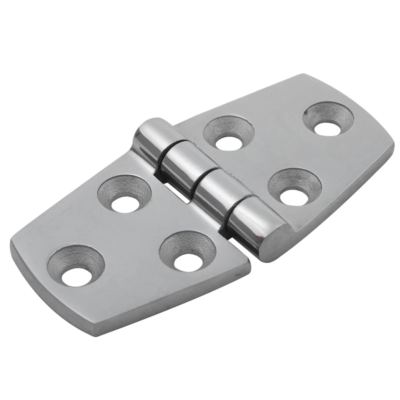 Marine 4 Pieces Stainless Steel Strap Hinge Door Hinge For Marine Boat Yacht 76 X 38 Mm Rafting Boating Accessories,Boat