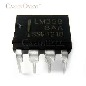 10pcs/lot LM358P DIP8 LM358 DIP LM358N = TS358CD TS358 KIA358P KIA358 BA10358 AS358P-E1 new and original IC In Stock