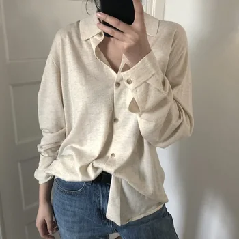 

spring Han Guodong door lazy wind turtleneck sweater all high quality wool shirt comfortable close skin coat female