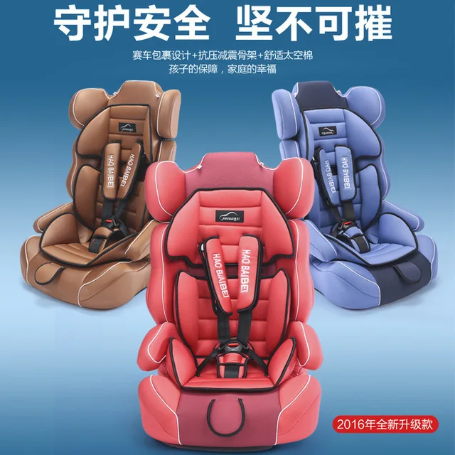 Safety Seat Folding 9 Months -12 Years Old 18 Child Vehicle Car Infant Portable Five-point Harness | Мать и