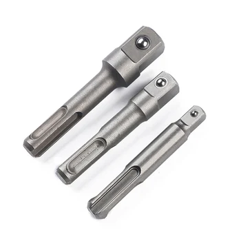 

3pcs Socket Adapter Impact Socket Adapter 1/2 1/4 3/8 Square Impact Socket Extension Connector Power Drill Bit Adapter Set Tool