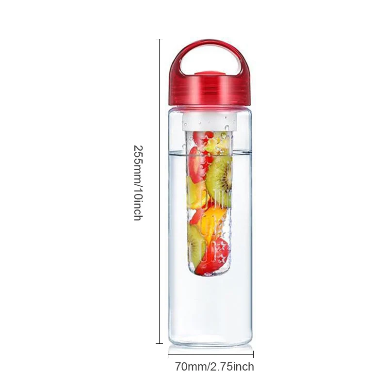 700 мл Детокс здоровья бутылка для воды с фруктами Infuser соковыжималка фруктов