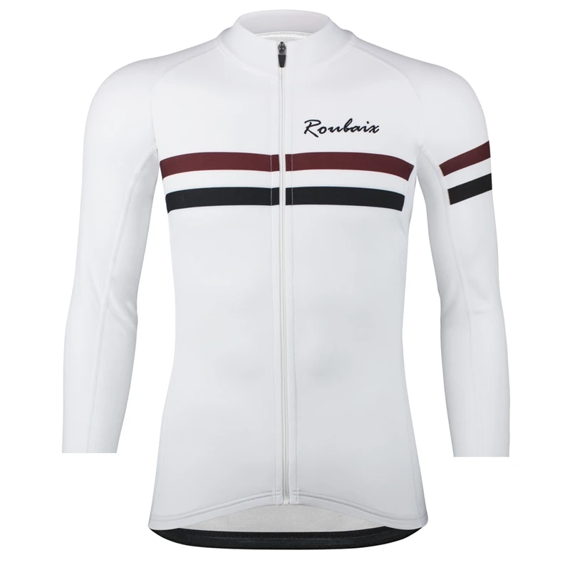 

RBX Cycling Jersey Men 2019 Ropa Ciclismo Hombre white Long Sleeve Jersey roubaix maillot bicicleta Pro Team Cycling Clothing