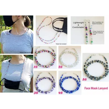 

5PACK Adjustable Hanging Neck Mask Lanyard (this Product Does Not Contain Masks)
