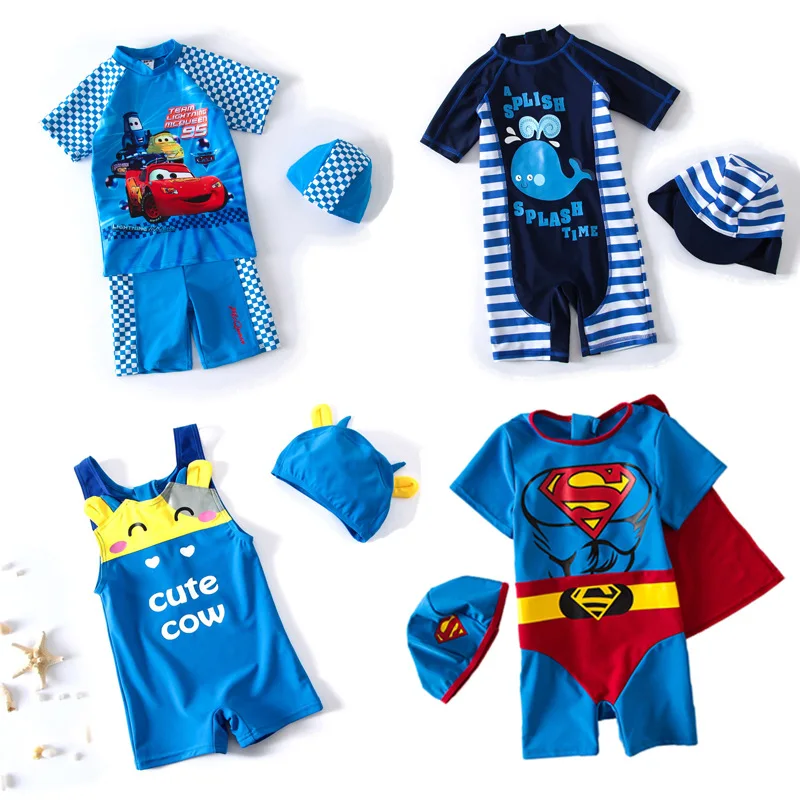 

Men And Treasure Bathing Suit Baby Swimming Trunks Long Sleeve Quick-Dry BOY'S Children Small CHILDREN'S 2-3-Year-Old Coat Baby