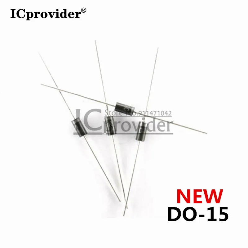 100 шт. SR260 SB260 2A 60V DO-15 диод Шоттки новый оригинальный | Электронные компоненты и