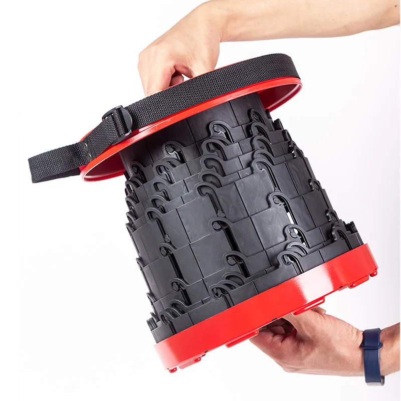 

Portable Telescoping Stool Easy to Carry Outdoor Stable Stool Folding Bench Stool Fishing Chair Support Adults Safe Enough